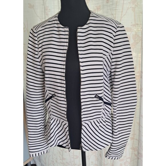 Zara Trafaluc Striped Blazer - Picture 2 of 4